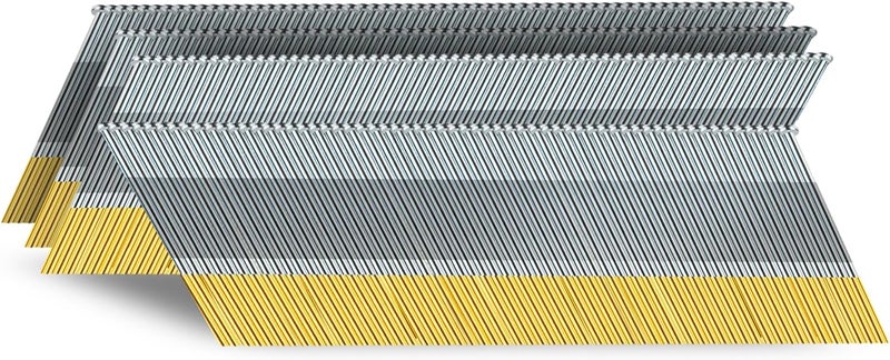 SITLDY 15 Gauge DA Angled Finish Nails, 34-Degree, 1-1/2 Inch 2000-Pack Galvanized, for Pneumatic, Electric Angled Finish Nailer - Image 1